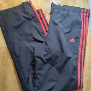 Adidas 3 Stripe Wind Pants Joggers Trainers Track